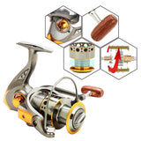 Spinning Fishing Reels 13BB Light Weight Ultra Smooth Powerful Reels
