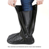 High Tube Men Black Boots Waterproof Thick Rainproof Shoe Cases SP