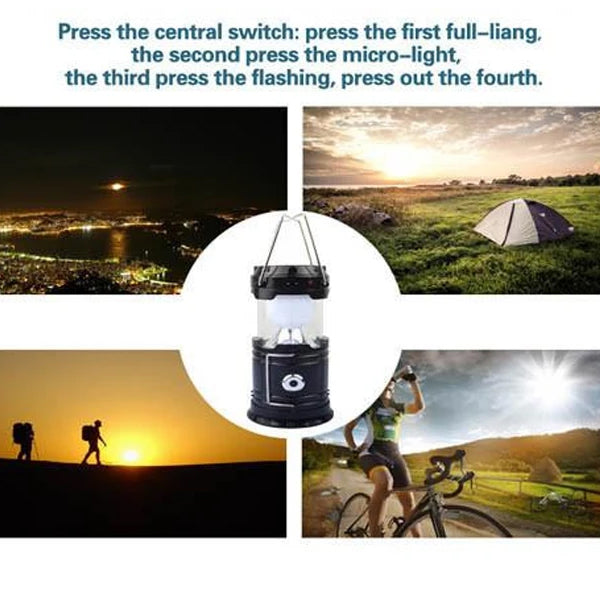 Solar Camping Light | Portable Charging Power Bank | Out Hiked